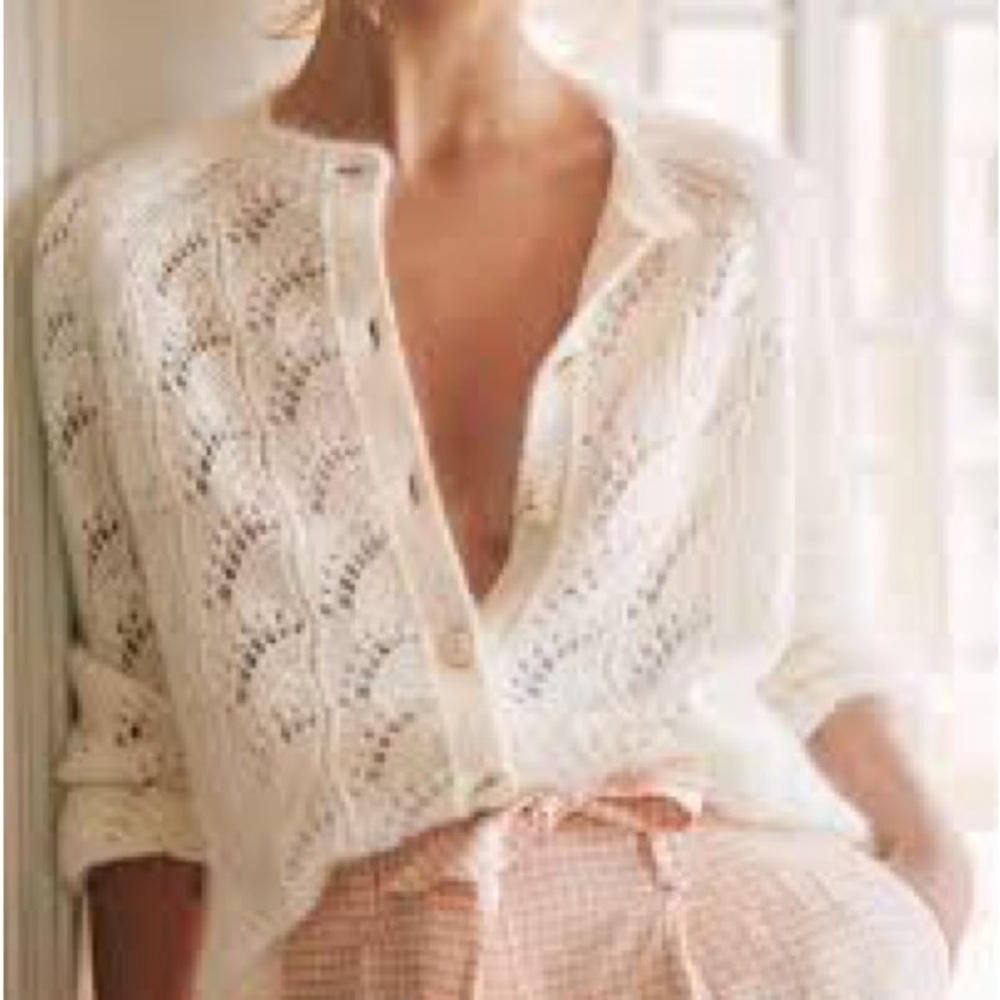 Sezane Sama Jumper. Écru. - Size S